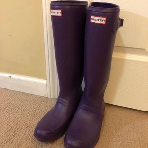Purple Hunter Rain Boots